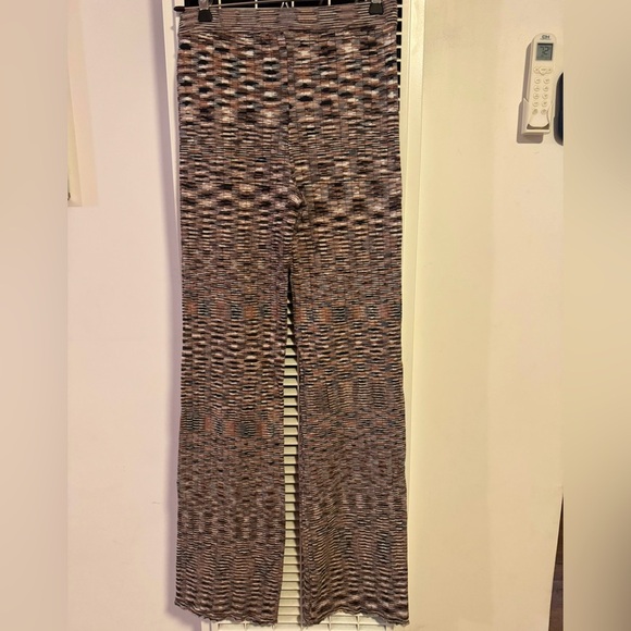 Emory Park high waist flare pants in space dye knit - Picture 1 of 5